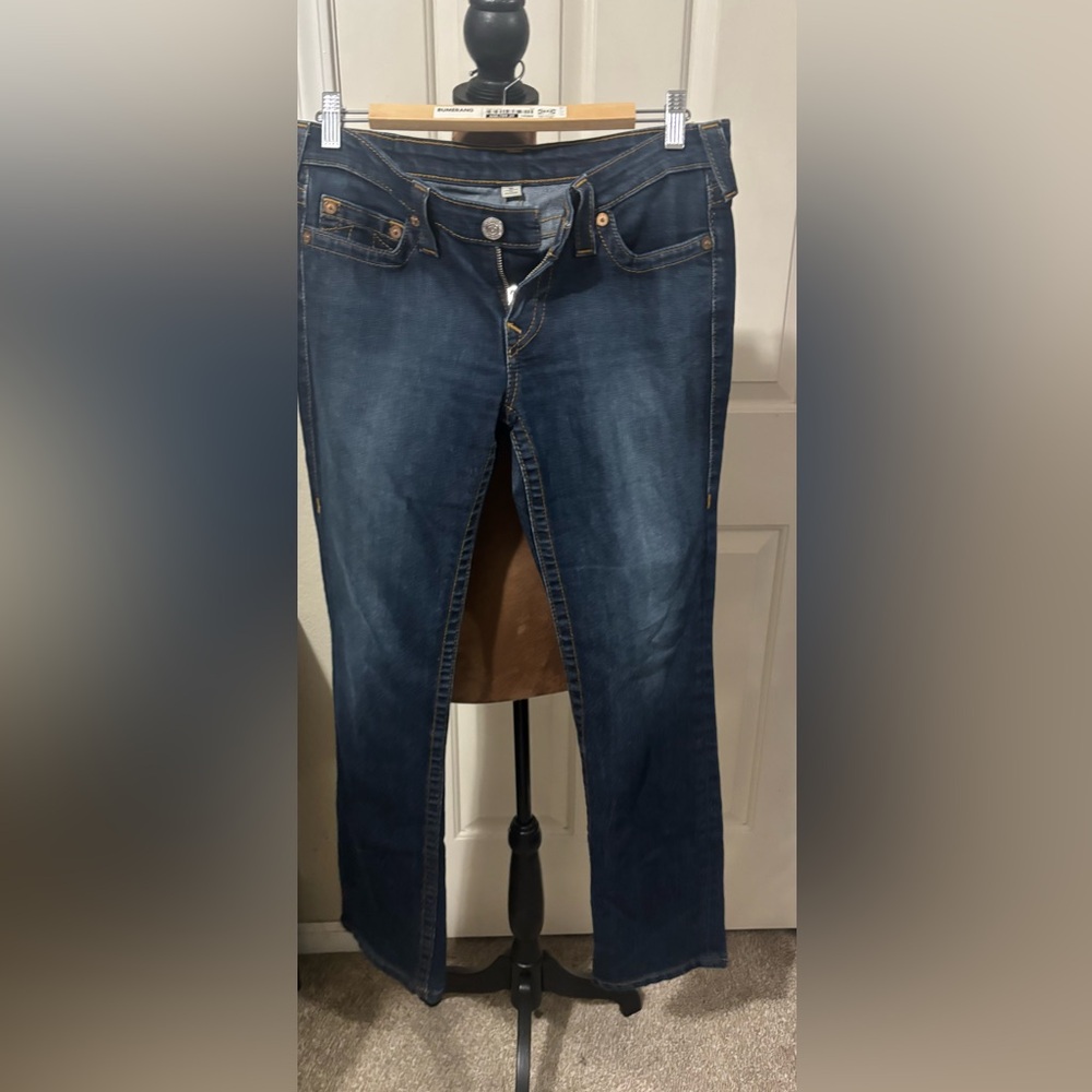 True Religion Women's Dark Blue Jeans 31” inseam